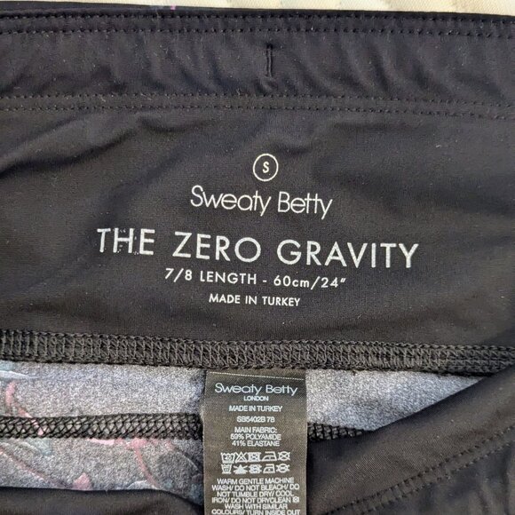 Sweaty Betty The Zero Gravity 7/8 Leggings, Size Small - Picture 5 of 8